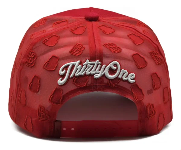 Gorra Curva Ajustable 31 Sombreros X Mochila Boyz Roja