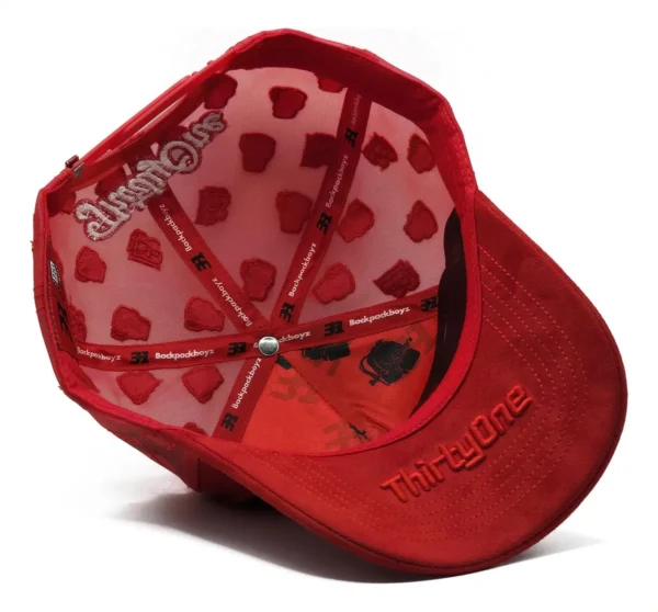 Gorra Curva Ajustable 31 Sombreros X Mochila Boyz Roja