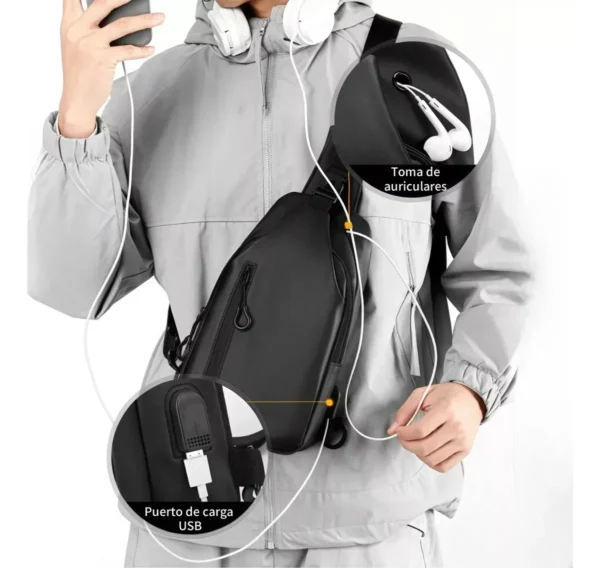 Bolso De Hombro Para Hombre