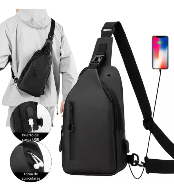 Bolso De Hombro Para Hombre